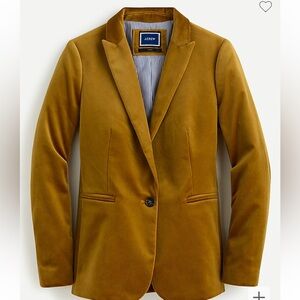 J. Crew Parke blazer in velvet women’s size 6